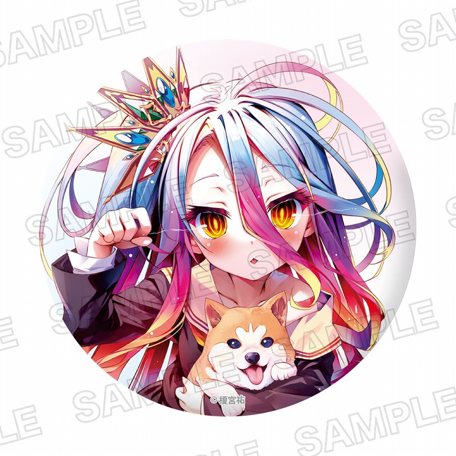 【KADOKAWA】ライトノベル展2025 ホログラム缶バッジ ノーゲーム・ノーライフ