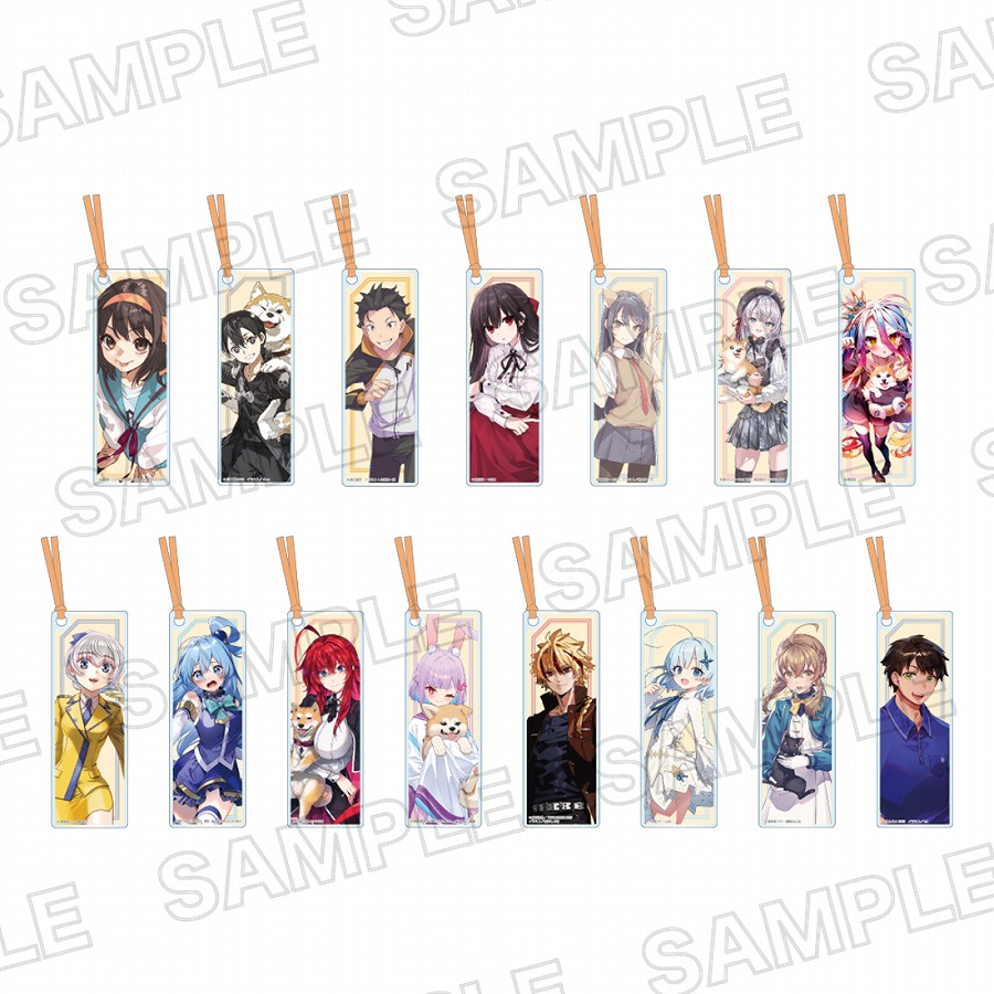 【KADOKAWA】ライトノベル展2025 トレーディングアクリルしおりキーホルダー ≪ランダム≫