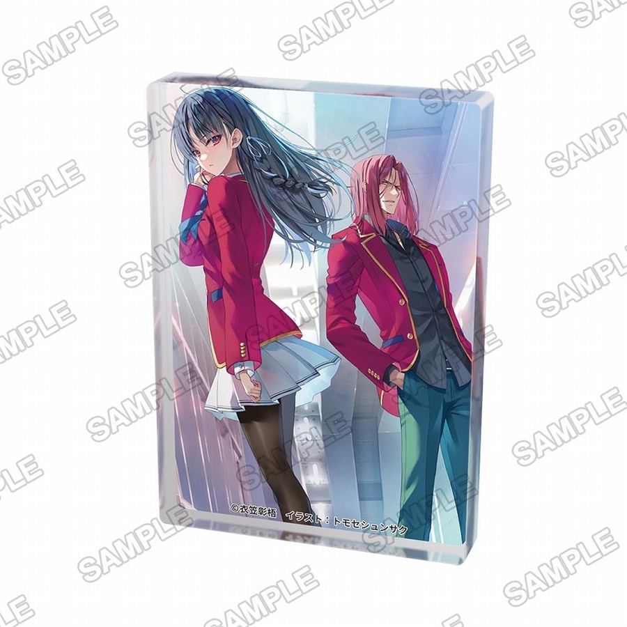 【KADOKAWA】ライトノベル展2025 A7アクリルブロック ようこそ実力至上主義の教室へ