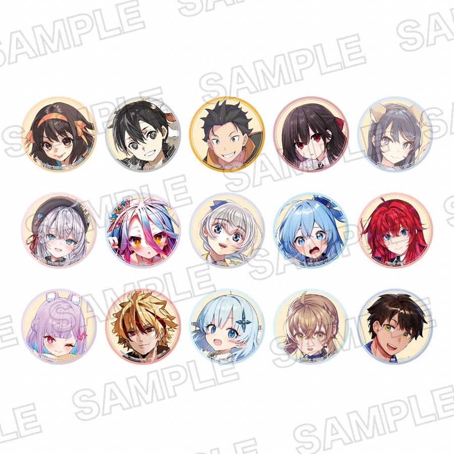 【KADOKAWA】ライトノベル展2025 トレーディング缶バッジ≪ランダム≫