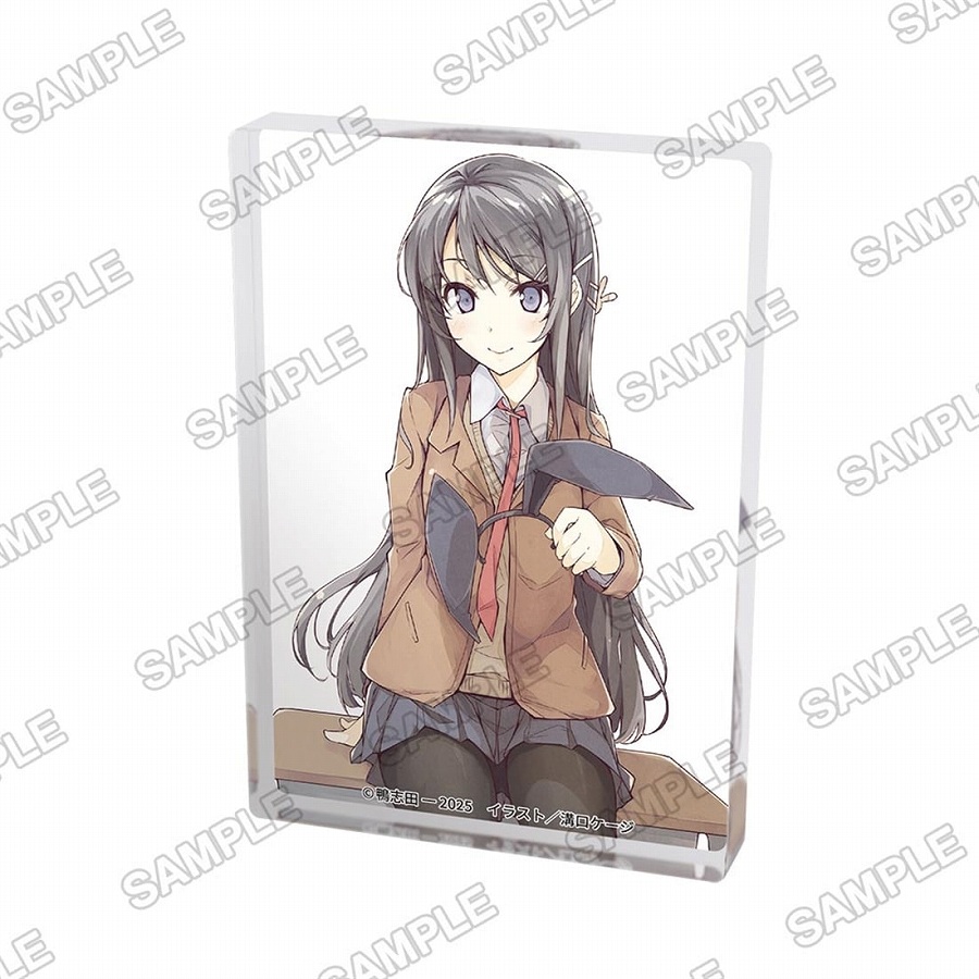 【KADOKAWA】ライトノベル展2025 A7アクリルブロック 「青春ブタ野郎」シリーズ