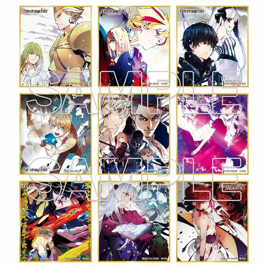 【KADOKAWA】『Fate/strange Fake』トレーディングミニ色紙≪ランダム≫