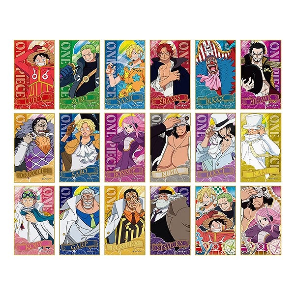 【エンスカイ】ワンピース 華絵札色紙コレクション エッグヘッド編 1BOX入数：9