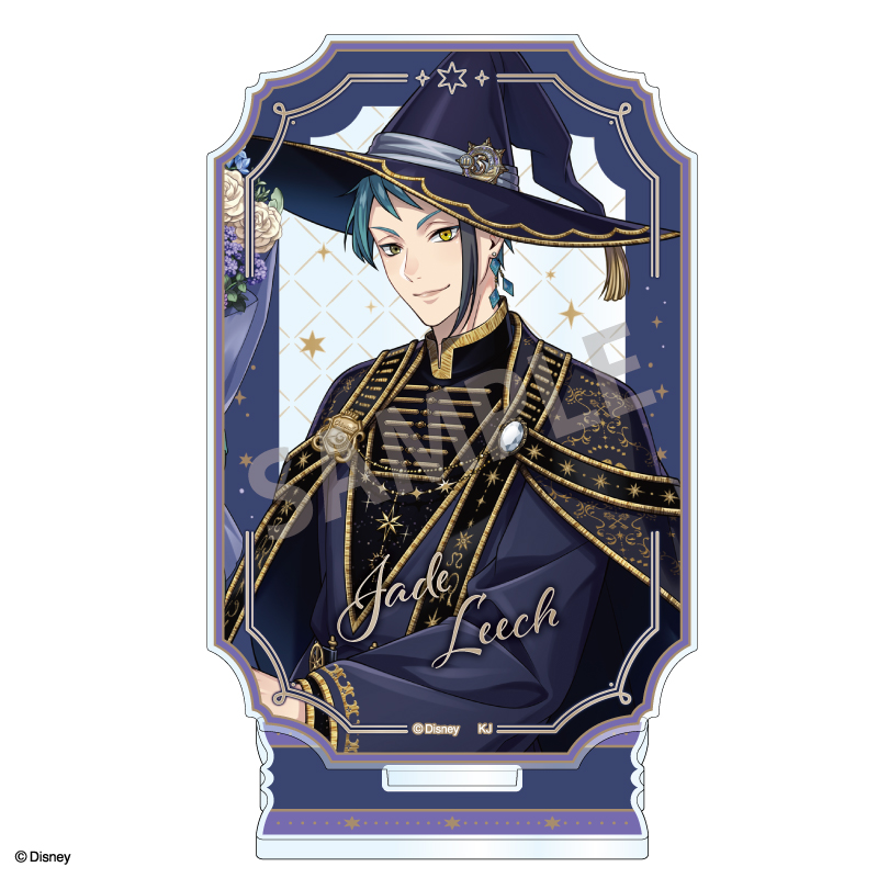 【カミオジャパン】ディズニー ツイステッドワンダーランド レイヤードアクリルスタンド ジェイド・リーチ/ブルームバースデーver.