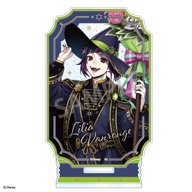 【カミオジャパン】ディズニー ツイステッドワンダーランド レイヤードアクリルスタンド リリア・ヴァンルージュ/ブルームバースデーver.