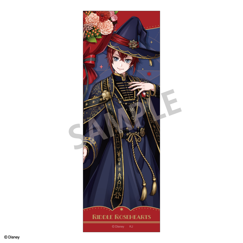 【カミオジャパン】ディズニー ツイステッドワンダーランド ロングスクエア缶バッジ リドル・ローズハート/ブルームバースデーver.