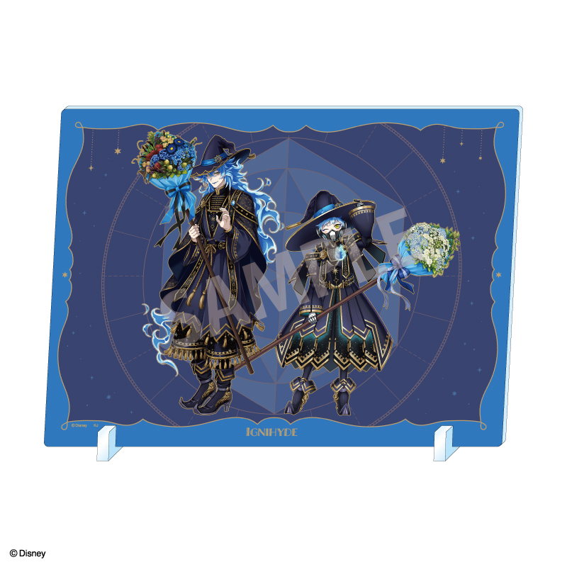 【カミオジャパン】ディズニー ツイステッドワンダーランド 集合アクリルパネル イグニハイド/ブルームバースデーver.