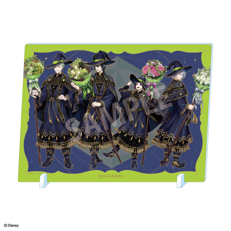 【カミオジャパン】ディズニー ツイステッドワンダーランド 集合アクリルパネル ディアソムニア/ブルームバースデーver.