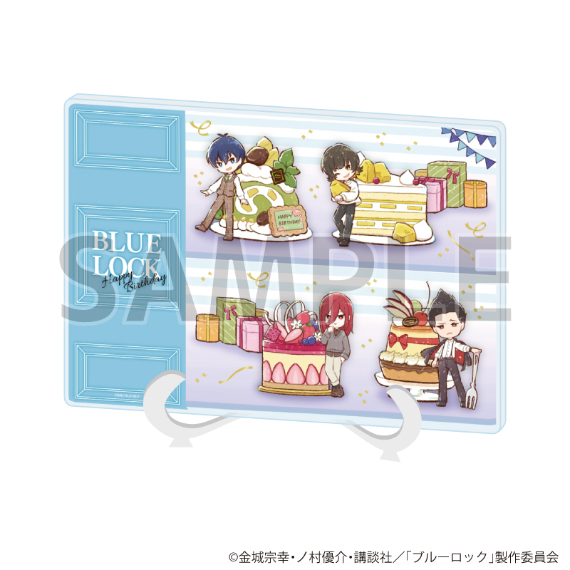 【A3】アクリルアートボード（A5サイズ）「TVアニメ『ブルーロック』」05/パターンA 誕生日ver.（グラフアートイラスト）