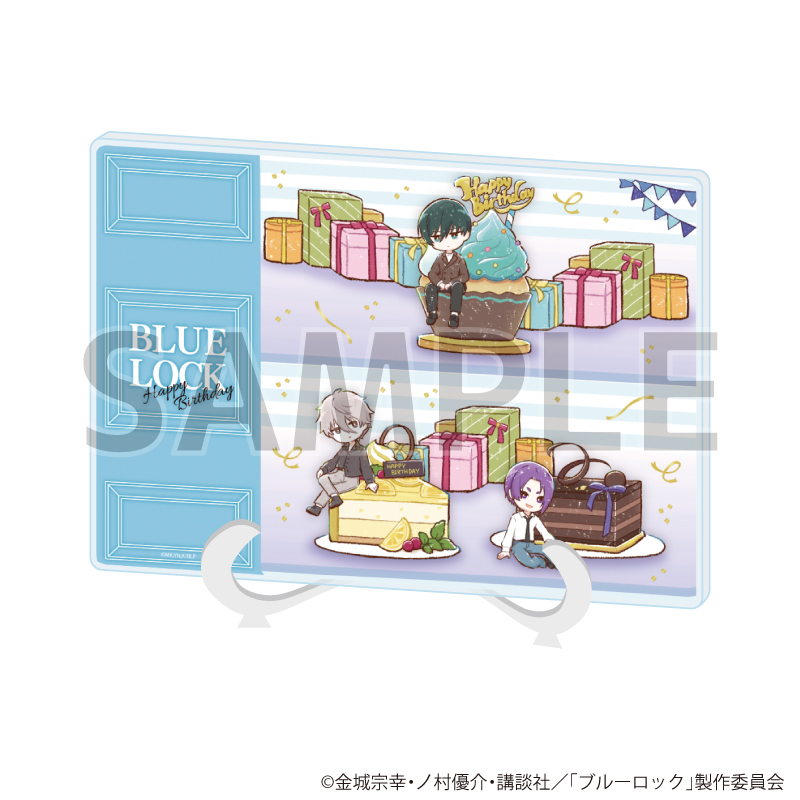 【A3】アクリルアートボード（A5サイズ）「TVアニメ『ブルーロック』」06/パターンB 誕生日ver.（グラフアートイラスト）