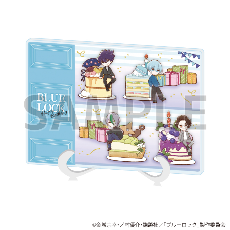 【A3】アクリルアートボード（A5サイズ）「TVアニメ『ブルーロック』」07/パターンC 誕生日ver.（グラフアートイラスト）