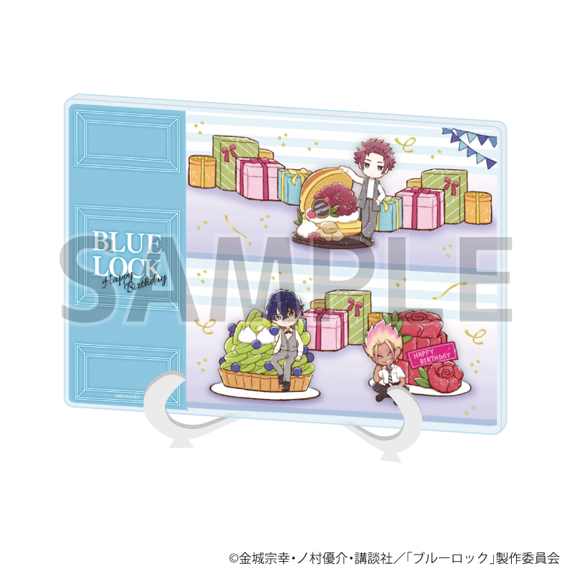【A3】アクリルアートボード（A5サイズ）「TVアニメ『ブルーロック』」08/パターンD 誕生日ver.（グラフアートイラスト）