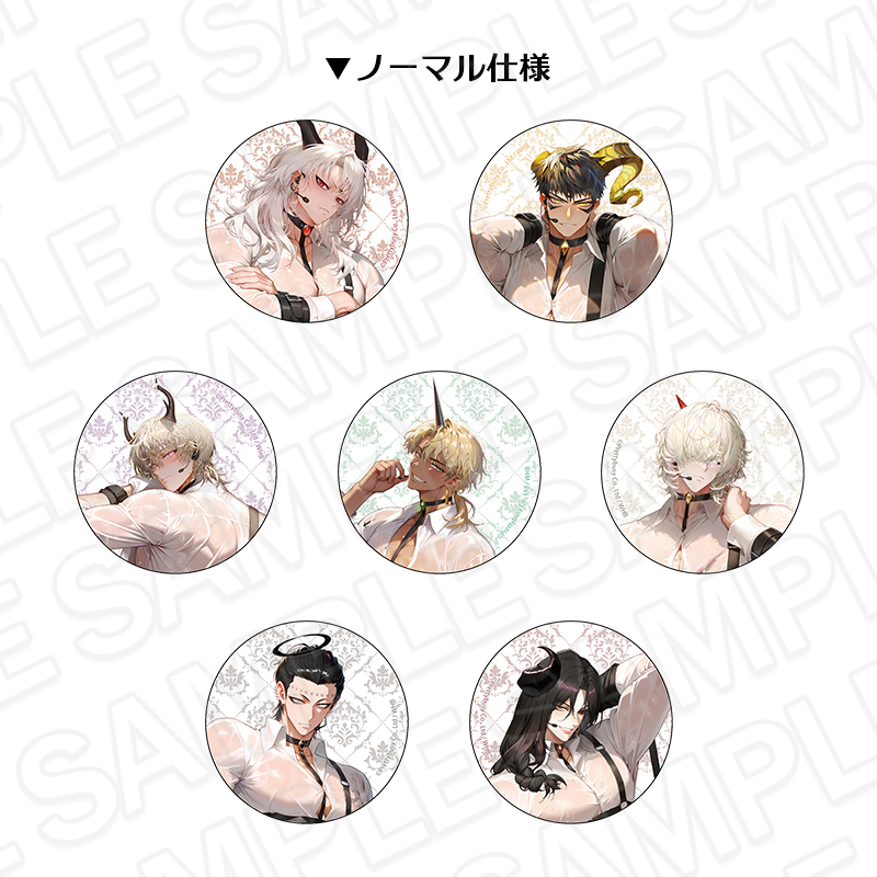 【コンテンツシード】地獄のどこが悪い？-What in "HELL" is bad？- カンバッジ（ランダム） アイドル ver. 1BOX入数：14