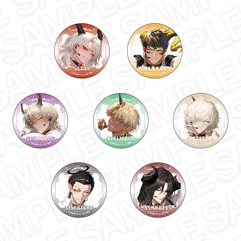 【コンテンツシード】地獄のどこが悪い？-What in "HELL" is bad？- カンバッジ（ランダム） アイドル ウィンク ver. 1BOX入数：7