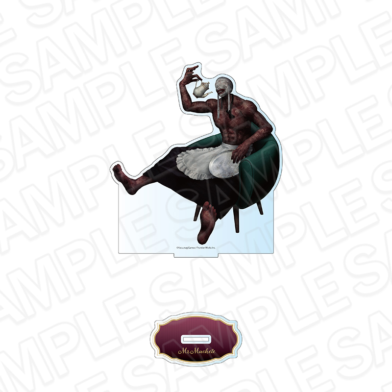 【コンテンツシード】文字化化 デカアクリルスタンド 長鉈男 ウェイター ver.