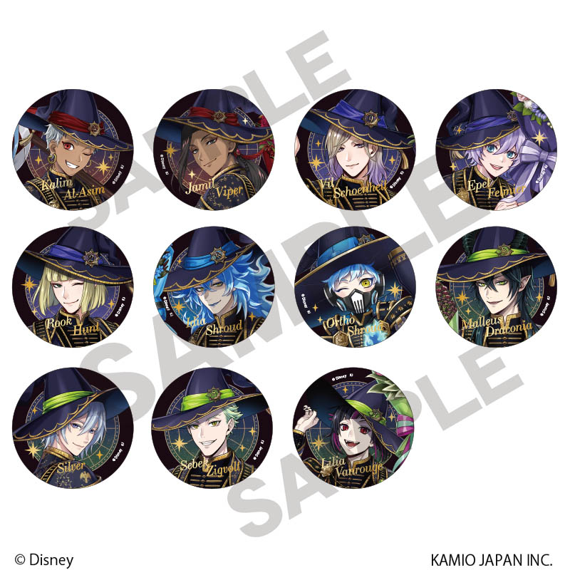 【クラックス】ディズニー ツイステッドワンダーランド トレーディング箔押し缶バッジvol.2 ブルームバースデー 1BOX入数：11