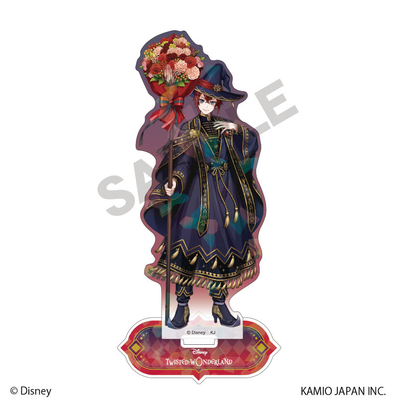 【クラックス】ディズニー ツイステッドワンダーランド ホログラムアクリルスタンド リドル・ローズハート ブルームバースデー