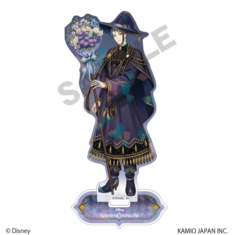 【クラックス】ディズニー ツイステッドワンダーランド ホログラムアクリルスタンド ジェイド・リーチ ブルームバースデー