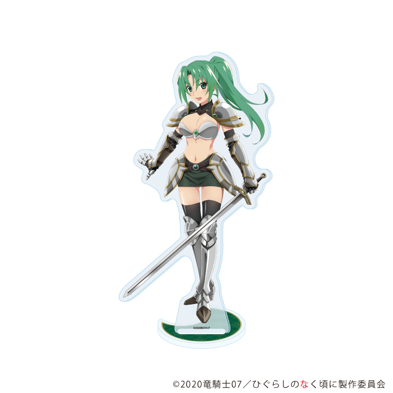 【A3】アクリルスタンド「ひぐらしのなく頃に 卒」03/園崎魅音 人狼ver.（描き下ろしイラスト）