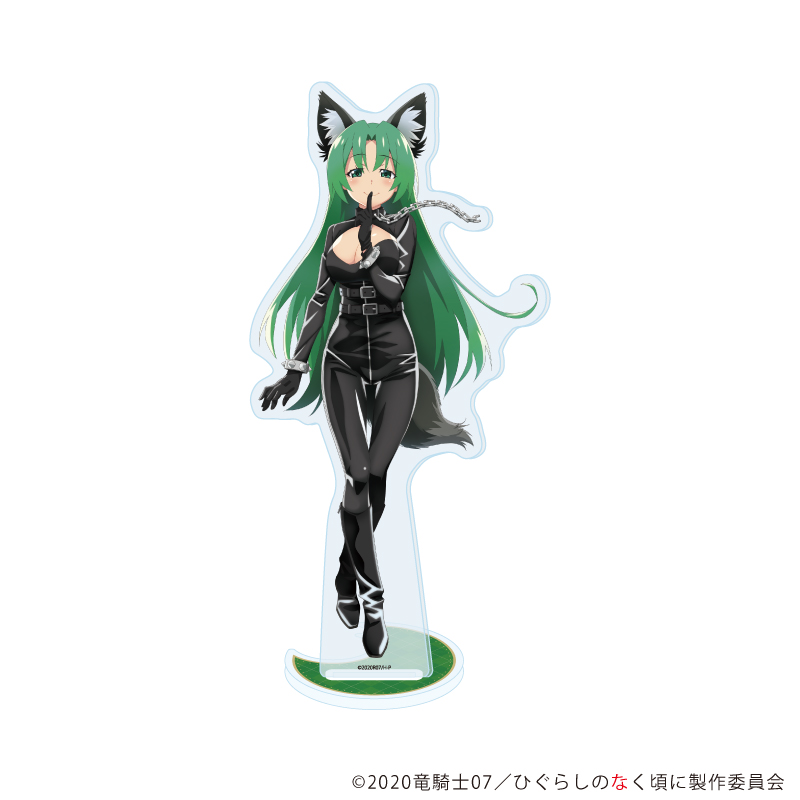 【A3】アクリルスタンド「ひぐらしのなく頃に 卒」06/園崎詩音 人狼ver.（描き下ろしイラスト）