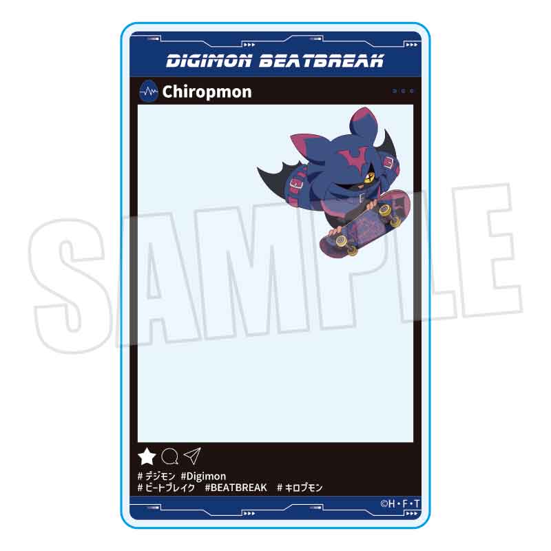 【ベルハウス】アクリルカード DIGIMON BEATBREAK/キロプモン Skater ver.