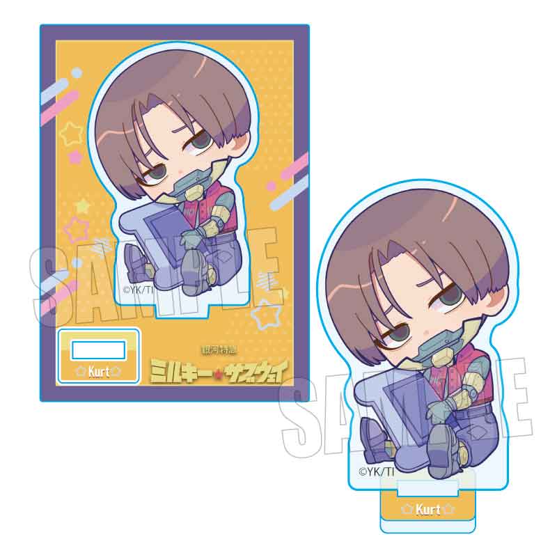 【ベルハウス】ぎゅぎゅっとミニスタンド アニメ『銀河特急 ミルキー☆サブウェイ』/カート