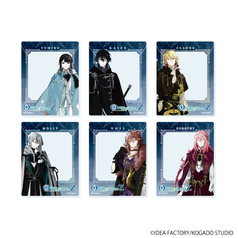 【A3】アクリルカード「OVER REQUIEMZ」01/ブラインド（全6種）（公式イラスト） 1BOX入数：6