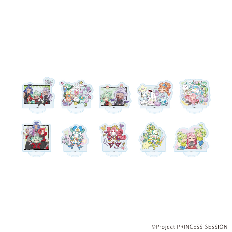 【A3】アクリルぷちスタンド「TVアニメ『プリンセッション・オーケストラ』」03/ブラインド（全10種）（公式イラスト） 1BOX入数：10