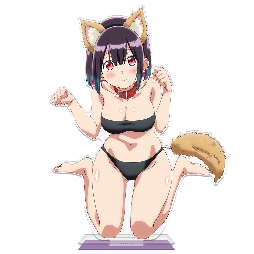 【アズメーカー】ばっどがーる アクリルキャラスタンド 優谷優 ケモ耳水着ver.