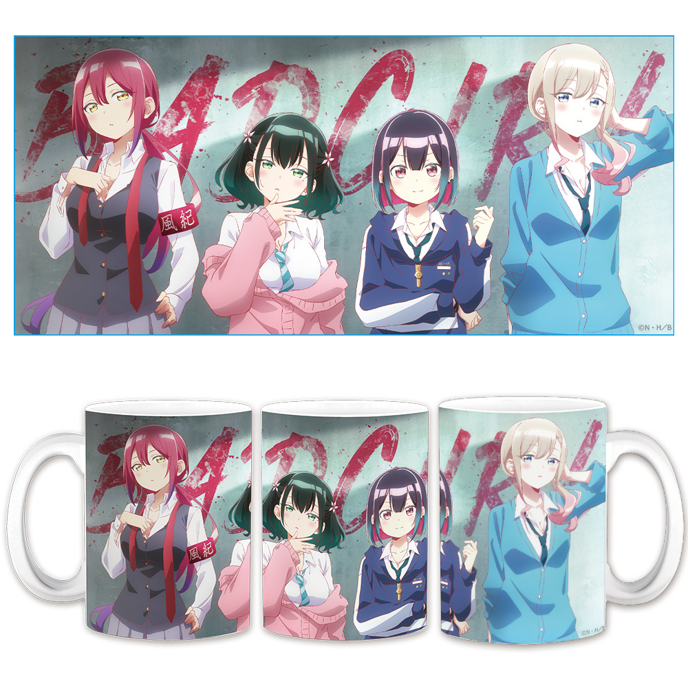 【アズメーカー】ばっどがーる マグカップ 優&亜鳥&涼&るら ティザービジュアルver.