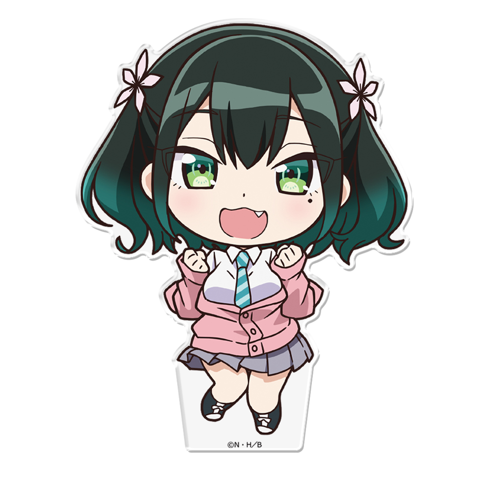 【アズメーカー】ばっどがーる ぷにこれ！アクリルフィギュア（スタンド付） 瑠璃葉るら