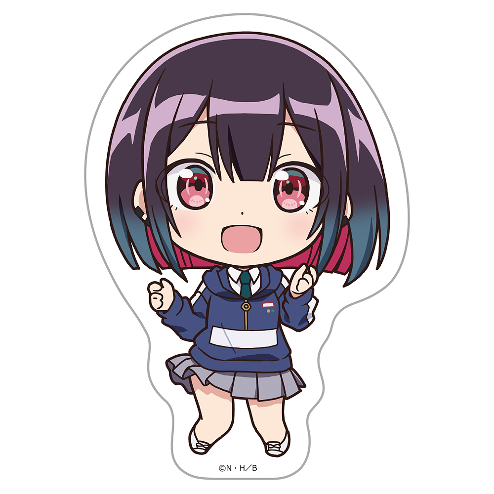 【アズメーカー】ばっどがーる ダイカットステッカー 優谷優 デフォルメver.