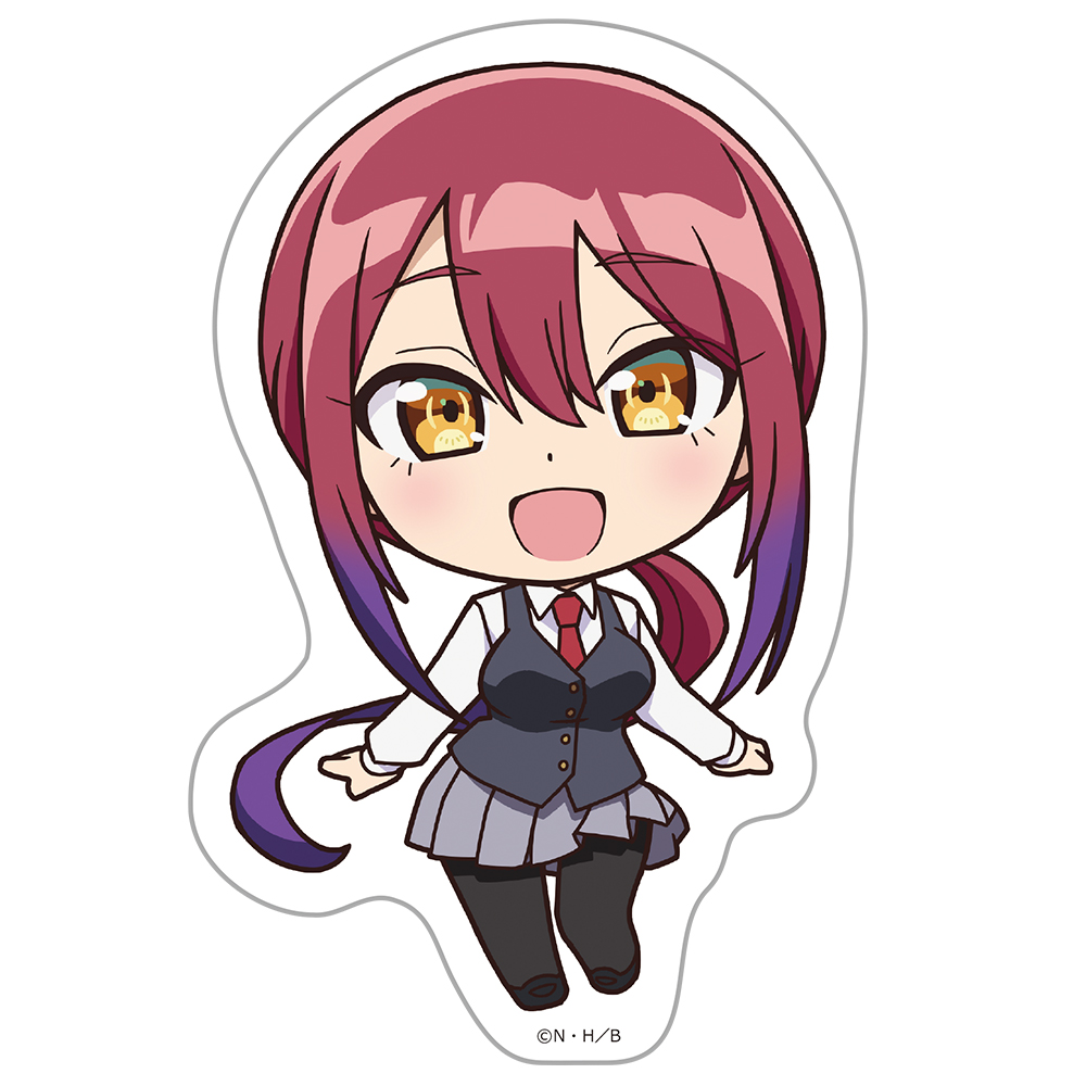 【アズメーカー】ばっどがーる ダイカットステッカー 水鳥亜鳥 デフォルメver.