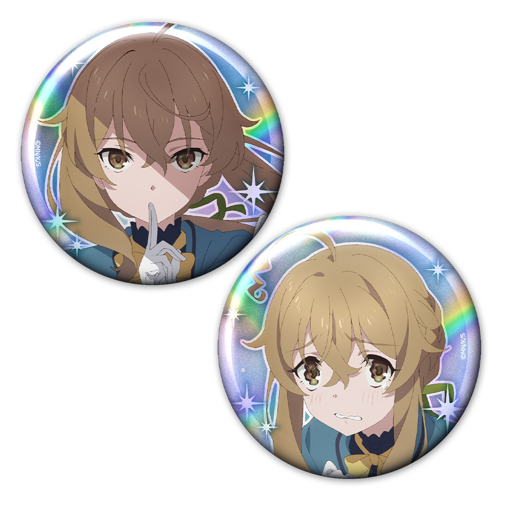 【アズメーカー】サイレント・ウィッチ 沈黙の魔女の隠しごと ホログラム缶バッジ2個セット モニカ・ノートン