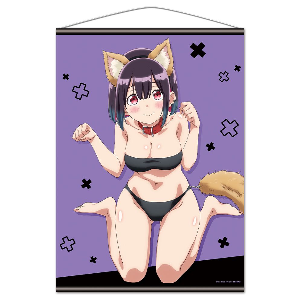 【アズメーカー】ばっどがーる B2タペストリー 優谷優 ケモ耳水着ver.