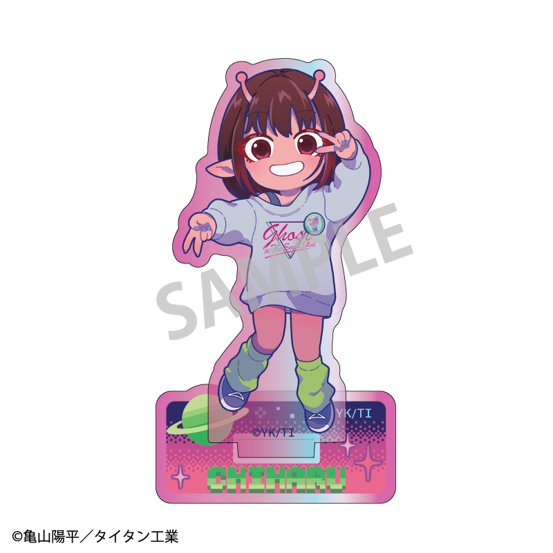 【カミオジャパン】銀河特急 ミルキー☆サブウェイ オーロラミニアクリルスタンド チハル