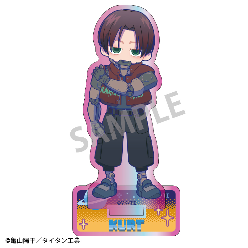 【カミオジャパン】銀河特急 ミルキー☆サブウェイ オーロラミニアクリルスタンド カート