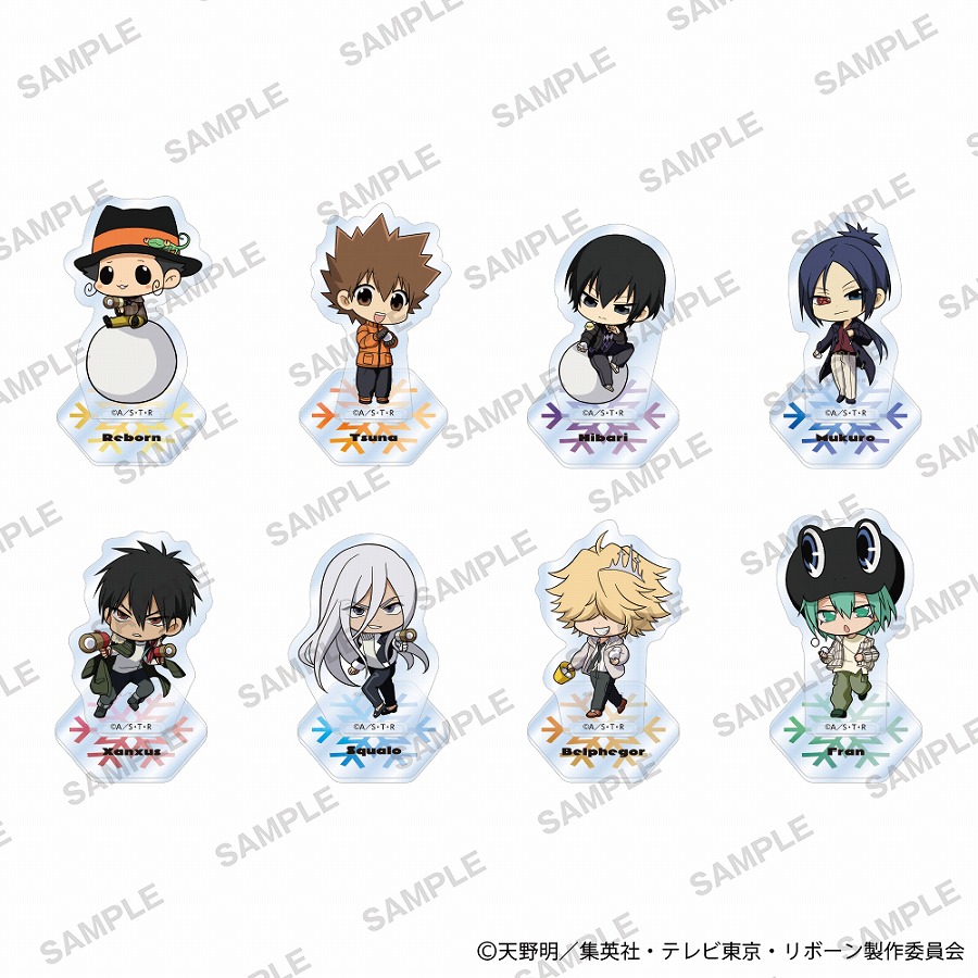 【KADOKAWA】家庭教師ヒットマンREBORN！ にいてんごアクリルスタンドコレクション 雪バトルver. 1BOX入数：8