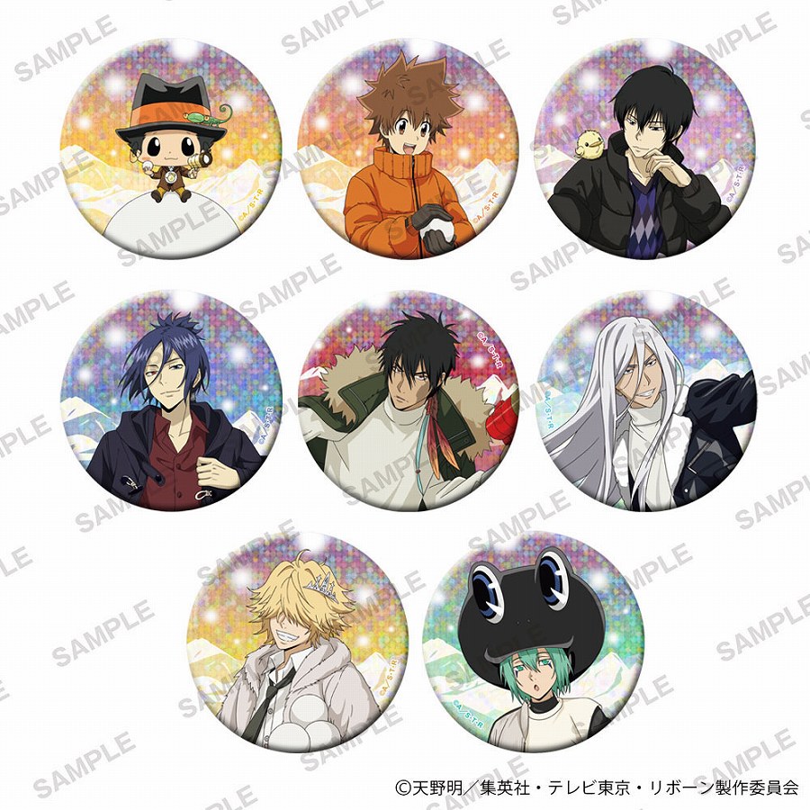 【KADOKAWA】家庭教師ヒットマンREBORN！ キラキラ缶バッジコレクション 雪バトルver. 1BOX入数：8