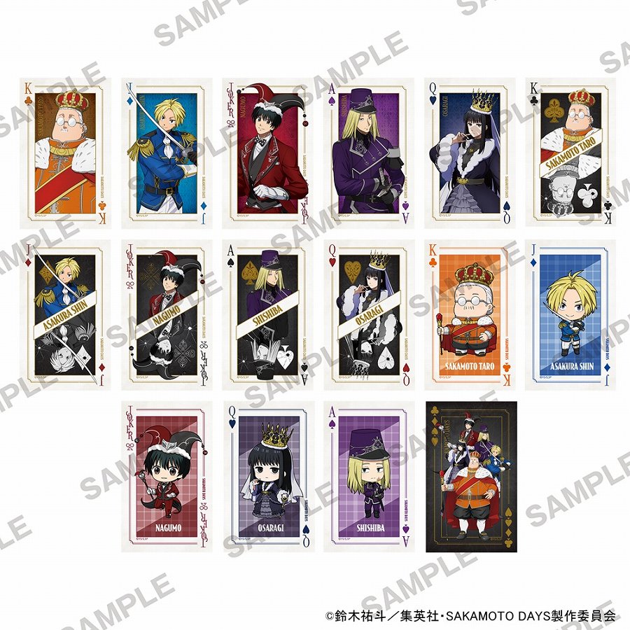 【KADOKAWA】SAKAMOTO DAYS ミニブロマイドコレクション トランプVer. 1BOX入数：8