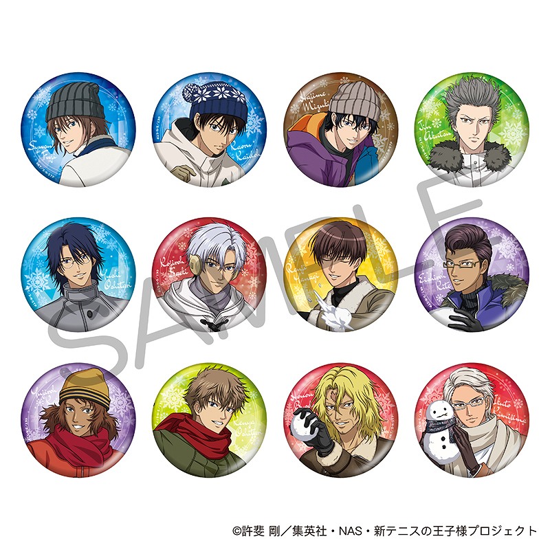 【KADOKAWA】新テニスの王子様 きらきら缶バッジコレクション 雪遊びVol.2 1BOX入数：12