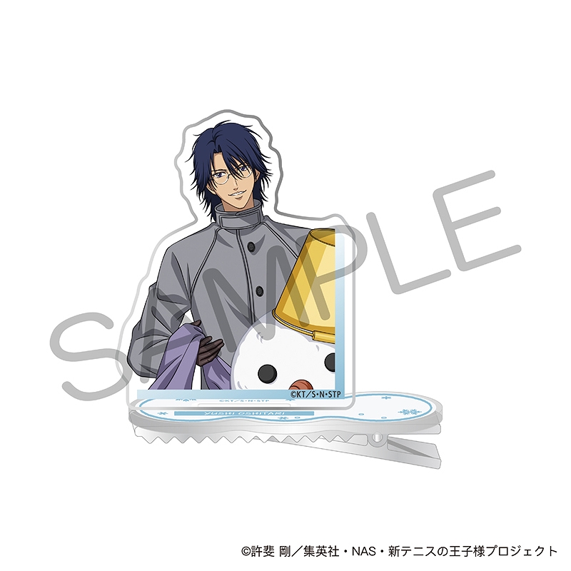 【KADOKAWA】新テニスの王子様 キャラのるヘアクリップ 雪遊びver. 忍足侑士