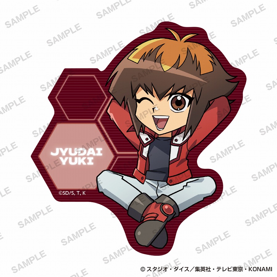 【KADOKAWA】遊☆戯☆王シリーズ ステッカー 歴代主人公お座りver. 遊城十代
