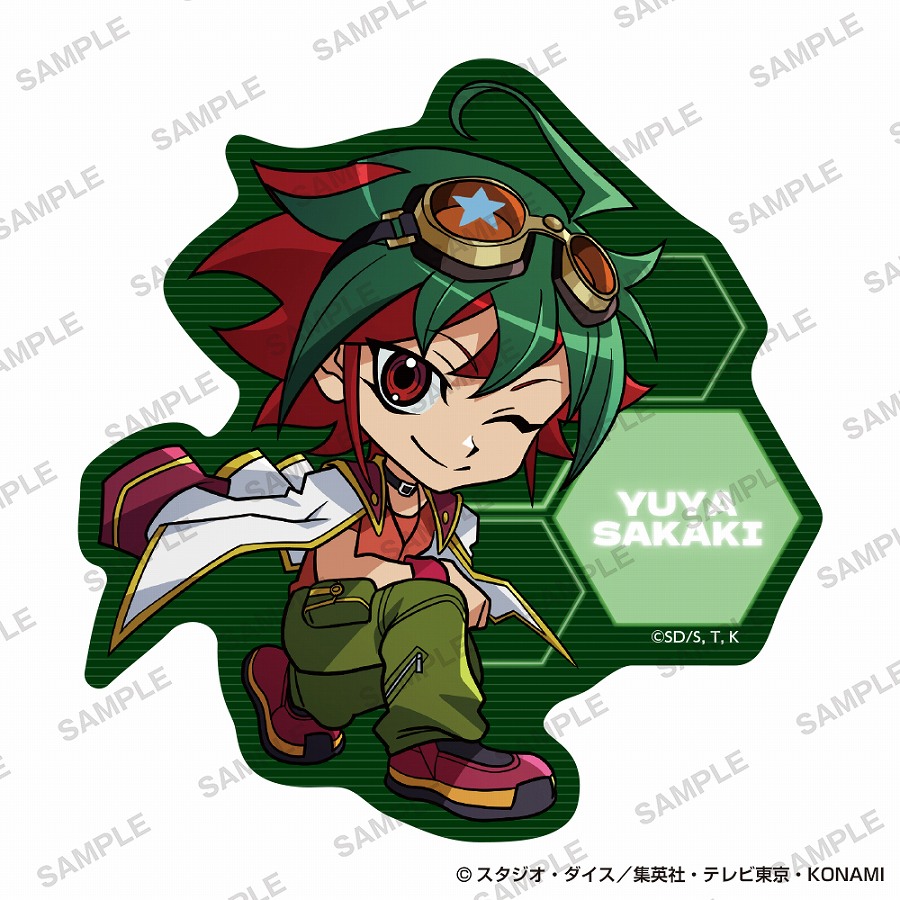 【KADOKAWA】遊☆戯☆王シリーズ ステッカー 歴代主人公お座りver. 榊遊矢