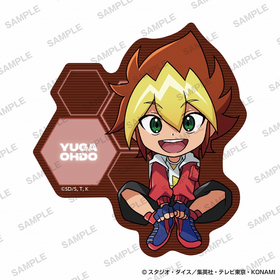 【KADOKAWA】遊☆戯☆王シリーズ ステッカー 歴代主人公お座りver. 王道遊我