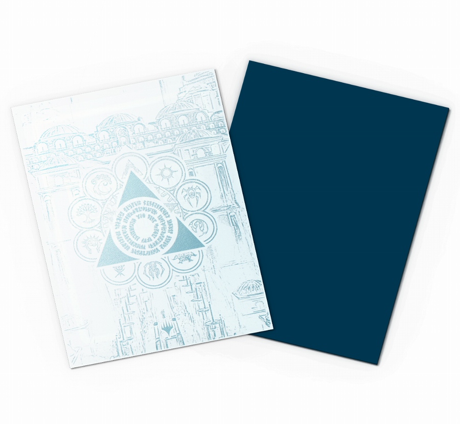 【ARCANE TINMEN】AT-16507 Azorius Senate License Sleevesスタンダードサイズ マットデュアル 100枚入り