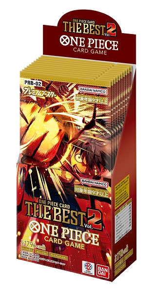 【バンダイ】ONE PIECEカードゲーム プレミアムブースター ONE PIECE CARD THE BEST vol.2【PRB-02】 1BOX入数：10