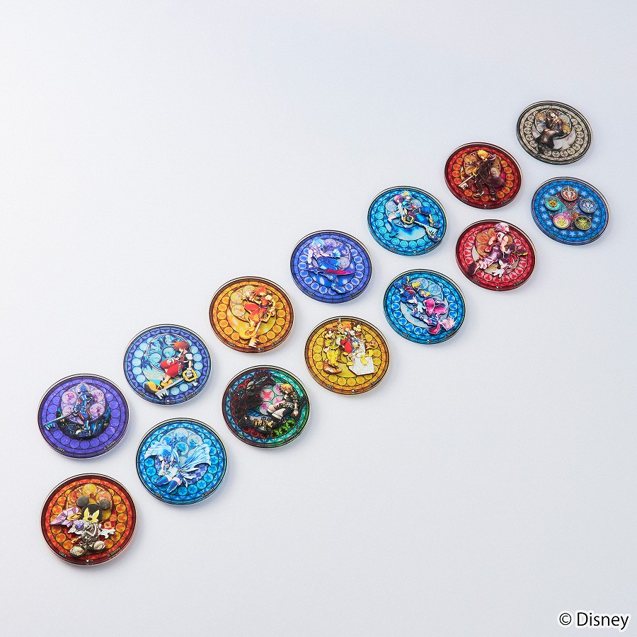 【スクウェア・エニックス】キングダムハーツ アクリルステッカーコレクション 1BOX入数：14