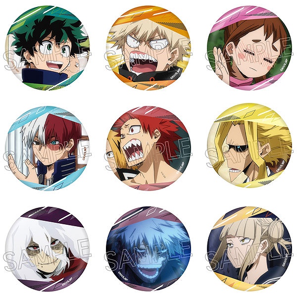 【ツインクル】僕のヒーローアカデミア 百面相缶バッジ 1BOX入数：9