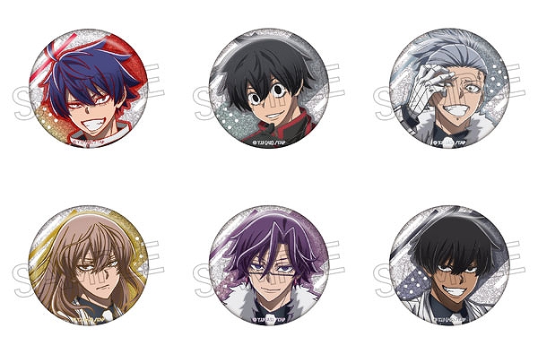 【ツインクル】桃源暗鬼 シャインシリーズ グリッター缶バッジ Vol.2 1BOX入数：6